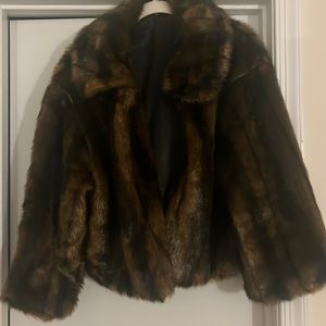 Faux Fur Crop Jacket